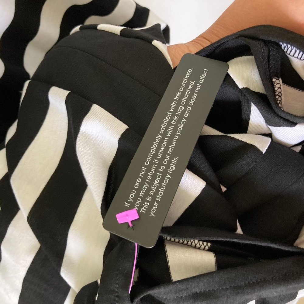 BNWT Roman Women's Black & White Stripe Maxi Dress UK Size 14 - Picture 8 of 14